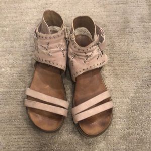Miz Mooz sandals for women.  Size 39 (9). Light pink
